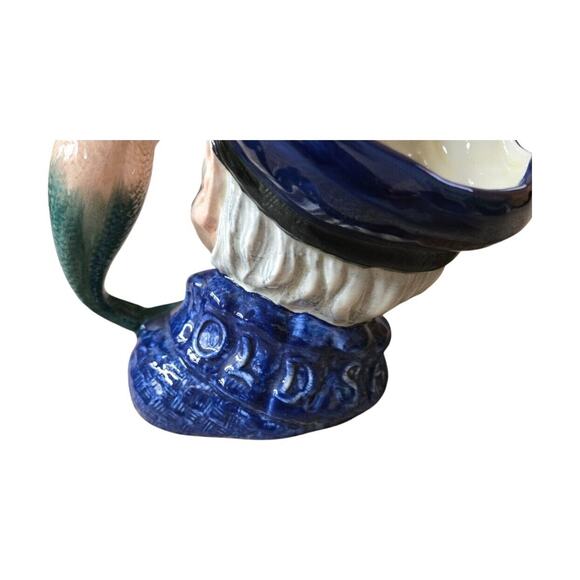 SM11 Vintage Royal Doulton Old Salt D6551 Ceramic Toby Mermaid Mug 1960 - Picture 5 of 8